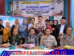 Ngopi Kamtibmas di Buloa, Polisi Ajak Warga Jaga Keamanan Lingkungan