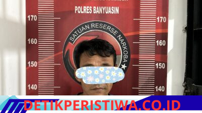 Polda Sumsel Sikat Pengedar Narkoba di Banyuasin, Sembilan Paket Sabu Disita