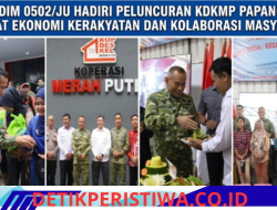 Dandim 0502/JU Hadiri Peluncuran KDKMP Papanggo, Perkuat Ekonomi Kerakyatan dan Kolaborasi Masyarakat