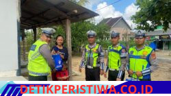 Lanjutkan Tradisi Kebagian, Sat Lantas Polres Mesuji Gelar “TASI BERKAH”, Bagikan Beras Kepada Warga Kurang Mampu