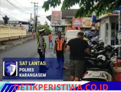 Cegah Laka Lantas dan Gangguan Kamtibmas, Satlantas Polres Karangasem Intensifkan Patroli Dialogis di Beat 1 