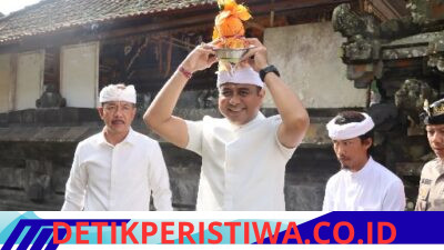 Kapolres Karangasem Wakili Kapolda Bali dalam Upacara Ngeruwak Pembangunan Pura Banua