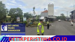 Pastikan Kelancaran Arus Lalulintas, Unit Turjawali Sat Lantas Lakukan Gatur Lalin di Pos 3 Patung Salak Jasri