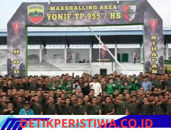 Bupati Humbang Hasundutan Senam Bersama dan Tabur Benih Ikan di Batalyon Infanteri TP 955/HS