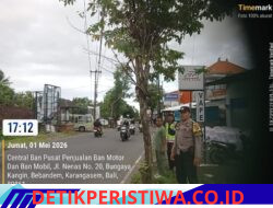 Sinergitas Tanpa Batas: Bhabinkamtibmas Polsek Bebandem Bersama Pecalang dan Linmas Amankan Perayaan 2nd Anniversary Vape Zone