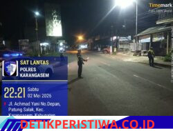 Cegah Aksi Balap Liar, Sat Lantas Polres Karangasem  Intensifkan Patroli pada Malam Mingu