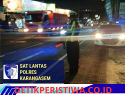Pastikan Kelancaran Arus Lalulintas, Unit Patroli Sat Lantas Melaksanakan Gatur Lalin di Malam Hari