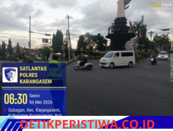 Pastikan Kelancaran Arus Lalu Lintas, Personil Lantas Lakukan Gatur Lalin di Ktl 2