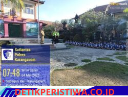 Police Goes To School Safety Riding, Sat Lantas Polres Karangasem Edukasi Siswa Siswi SMP N 2 Amlapura