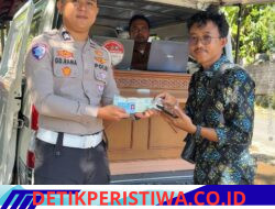 Sat Lantas Karangasem Berikan Kemudahan kepada Masyarakat,  Melalui Layanan SAMSAT Keliling