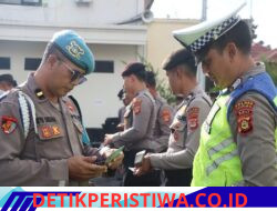 Pastikan Ketertiban dan Keprofesionalisme dalam Bertugas, Propam Polres Karangasem Gelar Gaktibplin Usai Apel Pagi
