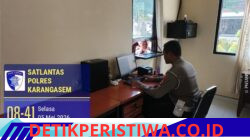 Melalui Inovasi Drive Thru, Polres Karangasem Percepat Proses Samsat kepada Masyarakat 