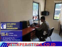 Melalui Inovasi Drive Thru, Polres Karangasem Percepat Proses Samsat kepada Masyarakat 
