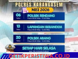 Masyarakat Karangasem Wajib Tahu, Mobil Samsat Keliling dan SIM Keliling Memerikan Kemudahan, Simak Jadwalnya