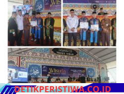 Kepala Dinas Syariat Islam Lhokseumawe Sufri,S.Ag., M.M Hadiri Wisuda Dayah Misbahul Ulum Paloh