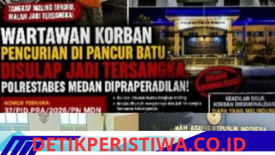 IronisHukum di Medan! Wartawan Jadi Korban, Malah Dikriminalisasi – Sidang Praperadilan Persadaan Putra Sembiring Memanas