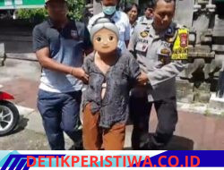 Respon Cepat Polsek Bebandem dan Instansi Terkait Amankan ODGJ, di Kantor Desa Macang