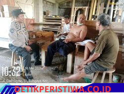 Pererat Sinergi dalam Menciptakan Kondusifitas Kamtibmas, Bhabinkamtibmas Desa Bungaya Sambangi Pelaku Usaha Bahan Bangunan