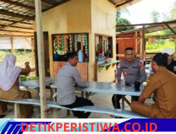 Sambang Desa Jadi Upaya Kapolsek Idi Tunong Jalin Kedekatan dengan Masyarakat