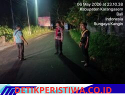 Jaga Stabilitas Keamanan, Polsek Bebandem Gelar Patroli Dialogis KRYD Hingga Dini Hari