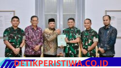 Danrem 011/Lilawangsa dan Bupati Bireuen Serahkan Sertifikat Hibah Aset TNI