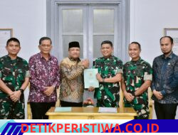 Danrem 011/Lilawangsa dan Bupati Bireuen Serahkan Sertifikat Hibah Aset TNI