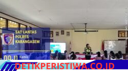 Melalui Police Goes To School” Safety Riding, Sat Lantas Polres Karangasem Edukasi Siswa Siswi SMP N 2 Bebandem Etika dalam Berlalulintas  