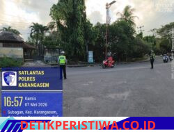Pastikan Kelancaran Arus Lalulintas, Unit Turjawali Sat Lantas Lakukan Gatur Lalin di Pos 3 Patung Salak Jasri