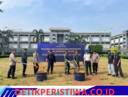 Rutan Cipinang Gelar Ikrar Pemasyarakatan, Razia, Test Urine dan Edukasi Narkoba Bersama APH