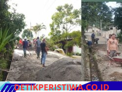 Warga Bener Mulie Gotong Royong Bangun Jalan Penghubung Antar Desa