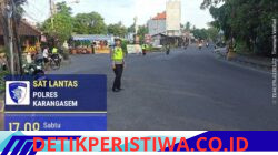 Cegah Lakalantas, Unit Turjawali Sat Lantas Lakukan Gatur Lalun di Pos 3 Patung Salak Jasri