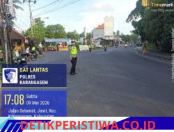 Cegah Lakalantas, Unit Turjawali Sat Lantas Lakukan Gatur Lalun di Pos 3 Patung Salak Jasri