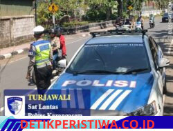 Cegah Laka Lantas dan Gangguan Kamtibmas, Satlantas Polres Karangasem Intensifkan Patroli Dialogis di Beat 1 