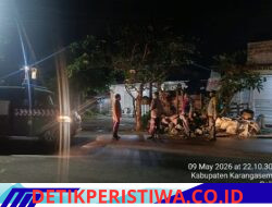 Jaga Situasi Kamtibmas Tetap Kondusif, Polsek Bebandem Gelar Blue Light Patrol di Wilayah Pemukiman dan Obyek Vital