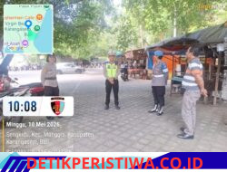 Sipropam Polres Karangasem Lakukan Absensi dan Pengawasan, Apel Pengamanan di Kawasan Obyek Wisata