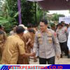 Kapolres Oku Timur Polda Sumsel AKBP Adik Listiyono,S.I.K.,M.H, HADIR Langsung Dalam Rangka Ground Breaking Peletakan Batu Pertama Pembangunan Jembatan Merah Putih Dan Giat Bantuan Sosial Di Desa Rawa Sari Bp Bangsa Raja