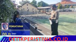 Personil Lantas Arahkan dan Awasi Pelaksanaan Praktek Uji Kemahiran Mengemudi Bagi Pemohon SIM Baru