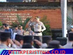 Pimpin Apel Jam Pimpinan, Kapolres Karangasem Tekankan Kualitas Pelayanan Publik dengan Budaya Senyum, Sapa, Salam