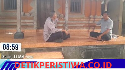 Jaga Keamanan Benda Sakral, Bhabinkamtibmas Desa Macang Penyimpanan Benda Sakral