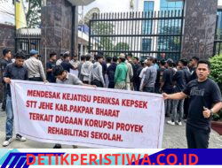 ARMADAK Aksi Jilid II Bongkar Dugaan Korupsi Proyek SMK STT Jehe Pakpak Bharat