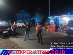 Jaga Situasi Kamtibmas Tetap Kondusif, Polsek Bebandem Gelar Blue Light Patrol Hingga Dini Hari