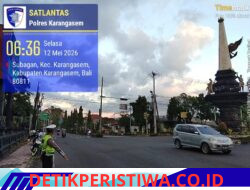 Pastikan Kelancaran Arus Lalu Lintas, Personil Lantas Lakukan Gatur Lalin di Ktl 2