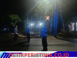 Jaga Kondusivitas Malam Hari, Polsek Bebandem Gelar Blue Light Patrol Sasar Pemukiman Penduduk dan Obyek Vital