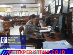 Sat Lantas Polres Karangasem Tingkatkan Pelayanan, Serahkan STNK Baru Secara Cepat dan Ramah