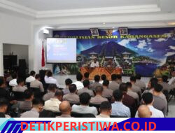 Tekan Angka Pelanggaran KEPP, Polres Karangasem Gelar Pembinaan Etika dari Bid Propam Polda Bali