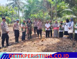 Tanam Jagung Serentak Kuartal I Tahun 2026, Polsek Peureulak Timur Dukung Ketahanan Pangan