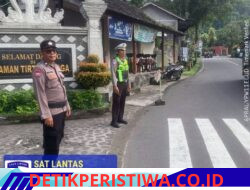 Berikan Rasa Aman kepada Pengunjung, Sat Lantas Melaksanakan Pengamanan di Obyek Kawasan Wisata Tirtagangga