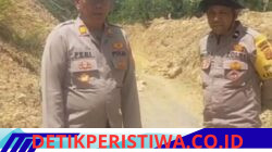 Respon Cepat Kapolsek Bintang Tinjau Jalur Tertutup Longsor, Koordinasi Cepat dengan BPBD untuk Pemulihan Akses