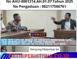 Detik-detik Kapolsek Grabag Mengaku Lupa Serahkan Bukti Laporan, Bungkam Saat Ditanya Hak Pelapor Secara Presisi