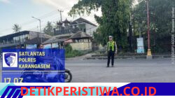 Rutinitas Unit Turjawali Sat Lantas Melaksanakan Pengaturan dan Penjagaan di Pos 3 Patung Salak Jasri
